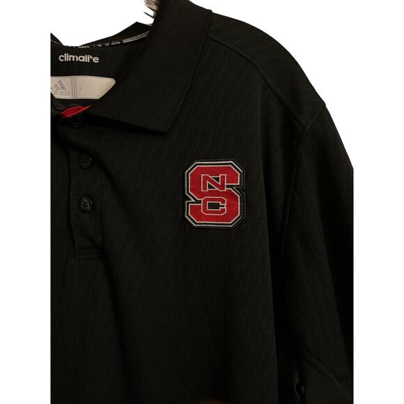 Addidas North Carolina State Short Sleeve Print Polo Shirt - Picture 5 of 8